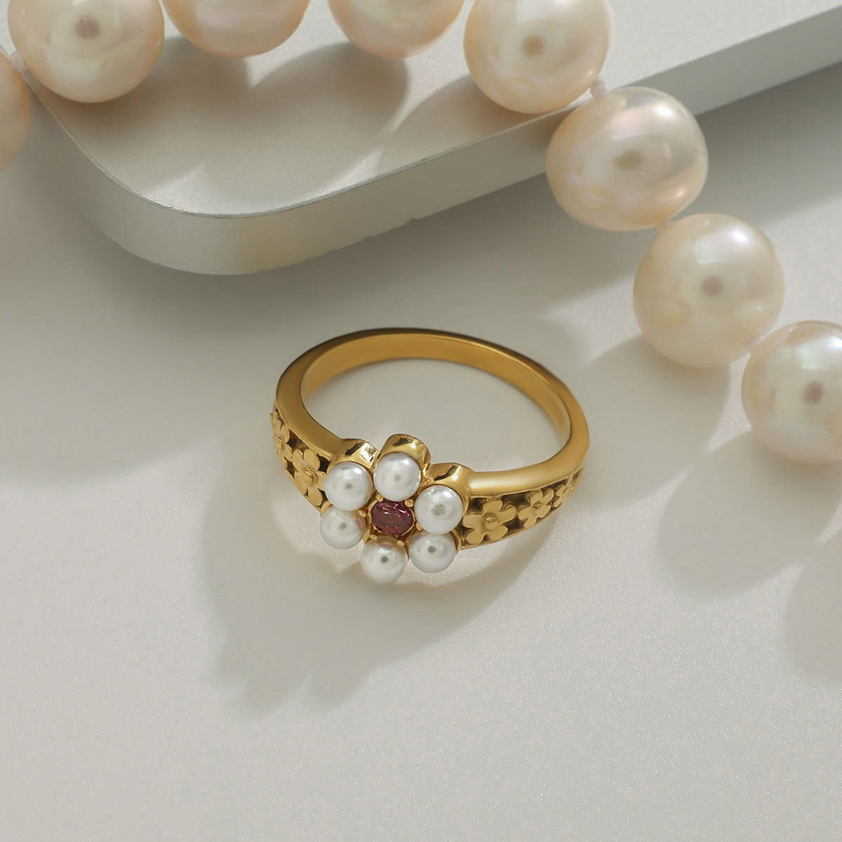 Thalia Freshwater Pearl Ring