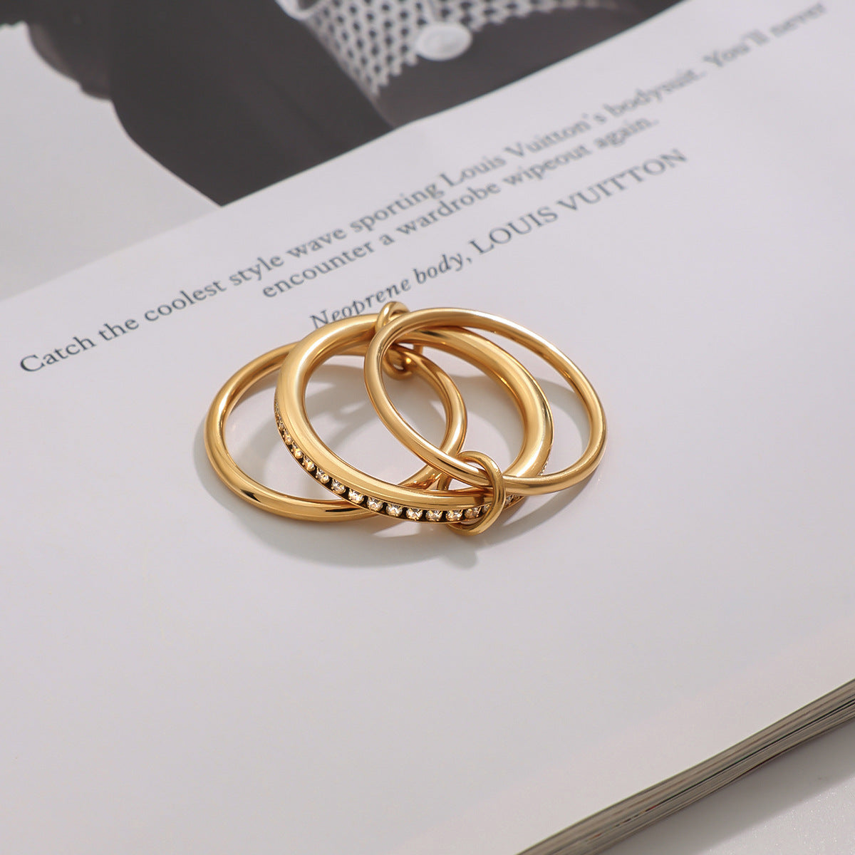 Divine Diamond Ring Stack