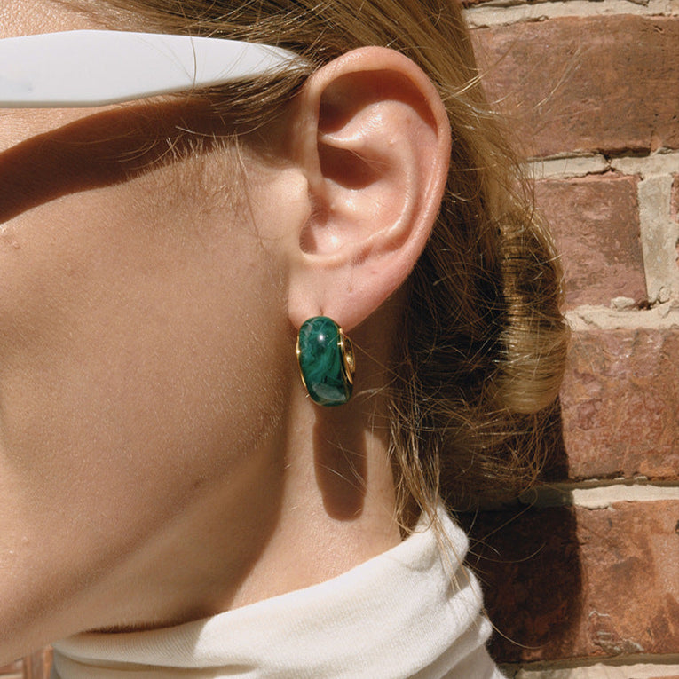 Lexi Chunky Enamel Hoops