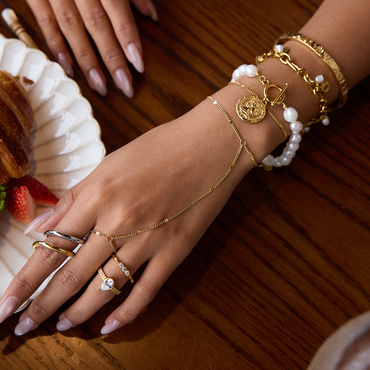 Mimi Golden Hand Chain