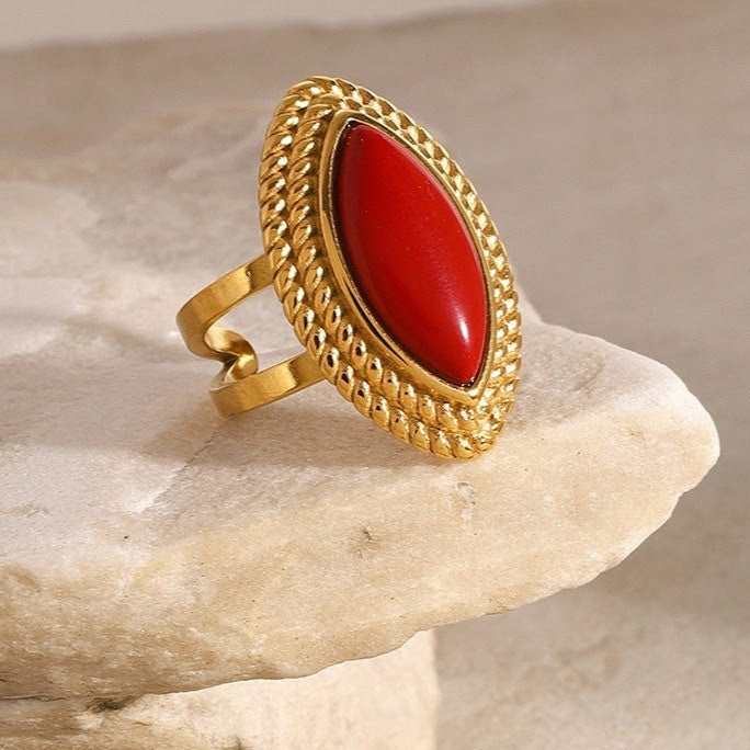 Heidi Marquise Gold Ring