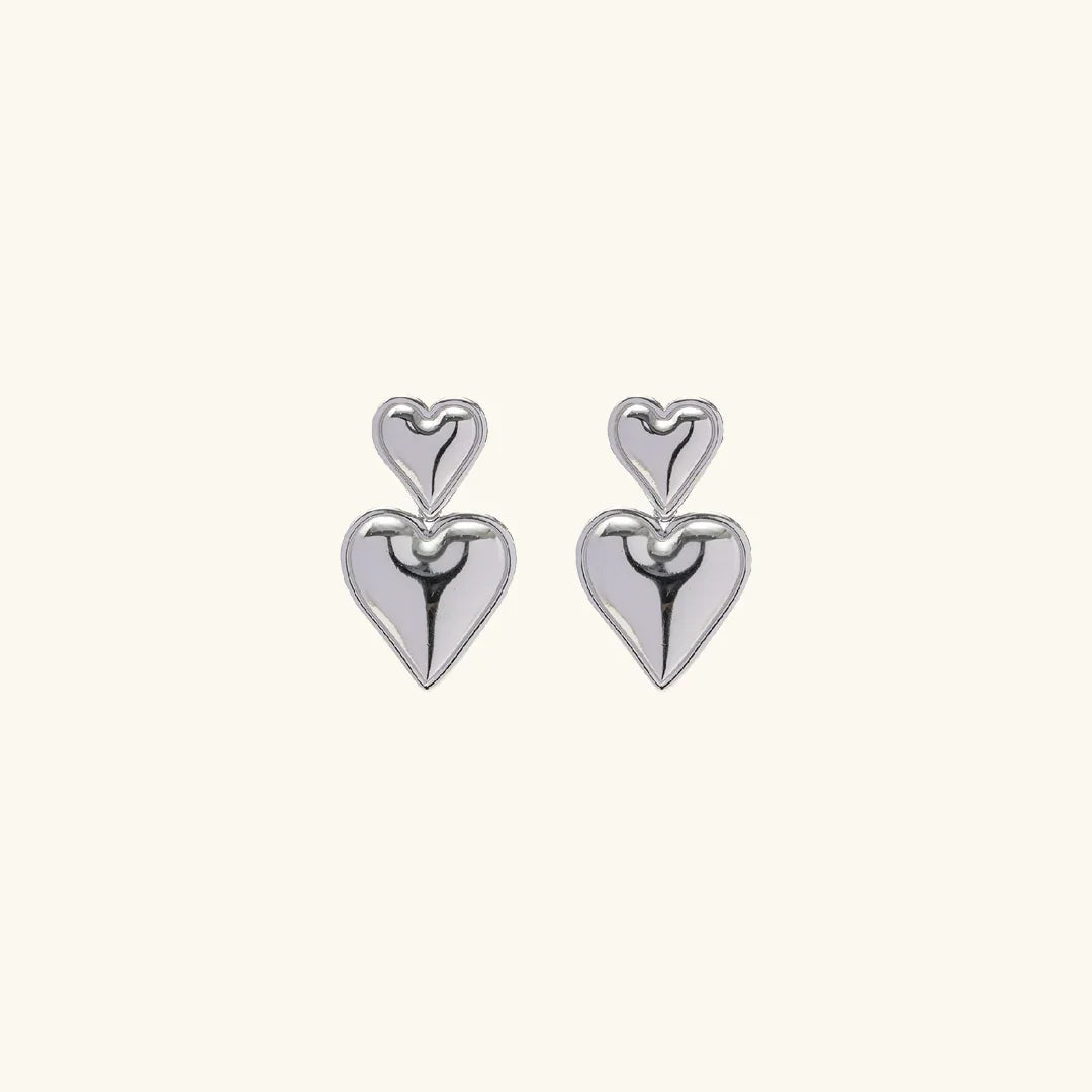 Zofia Gold Heart Earrings