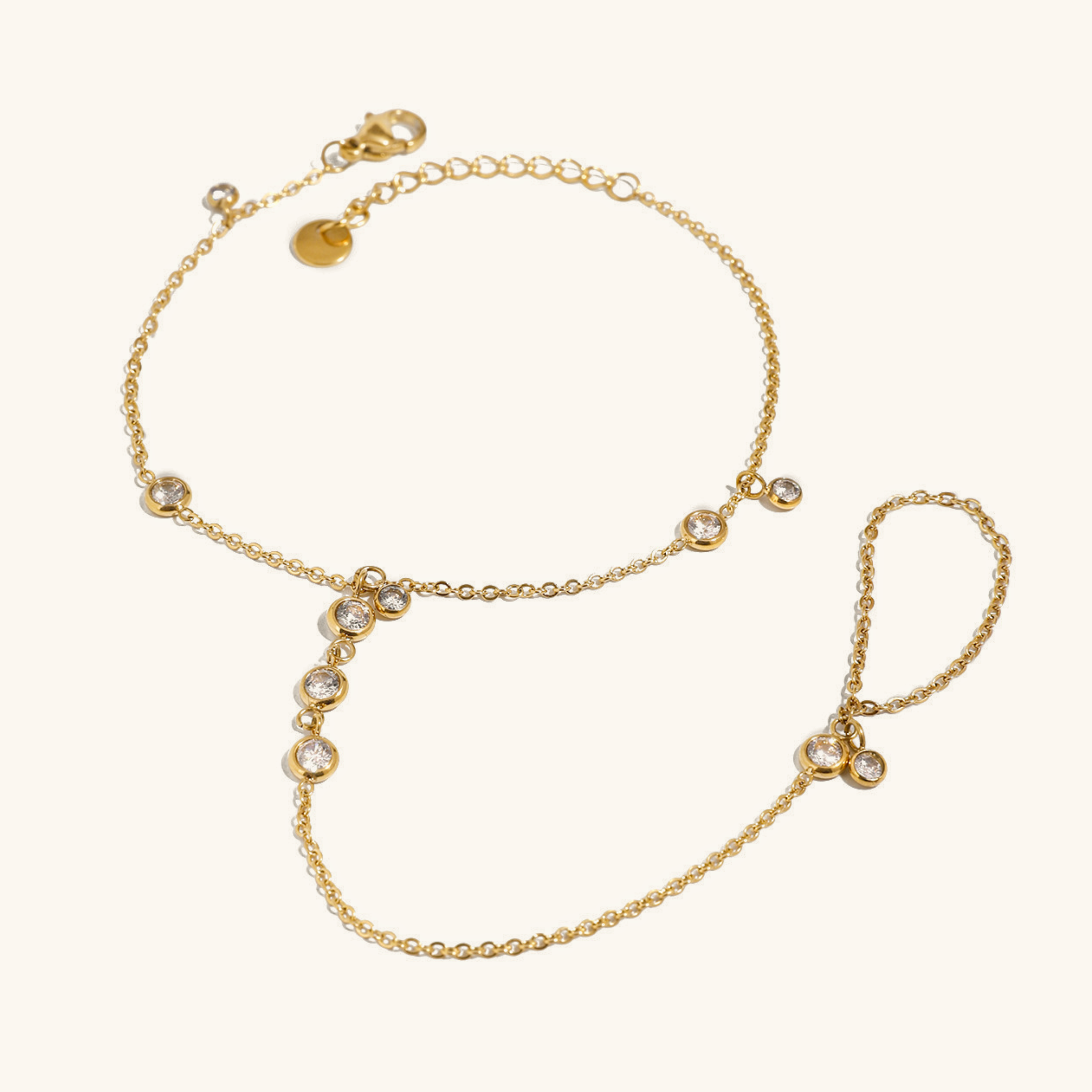 Elina Diamond Hand Chain