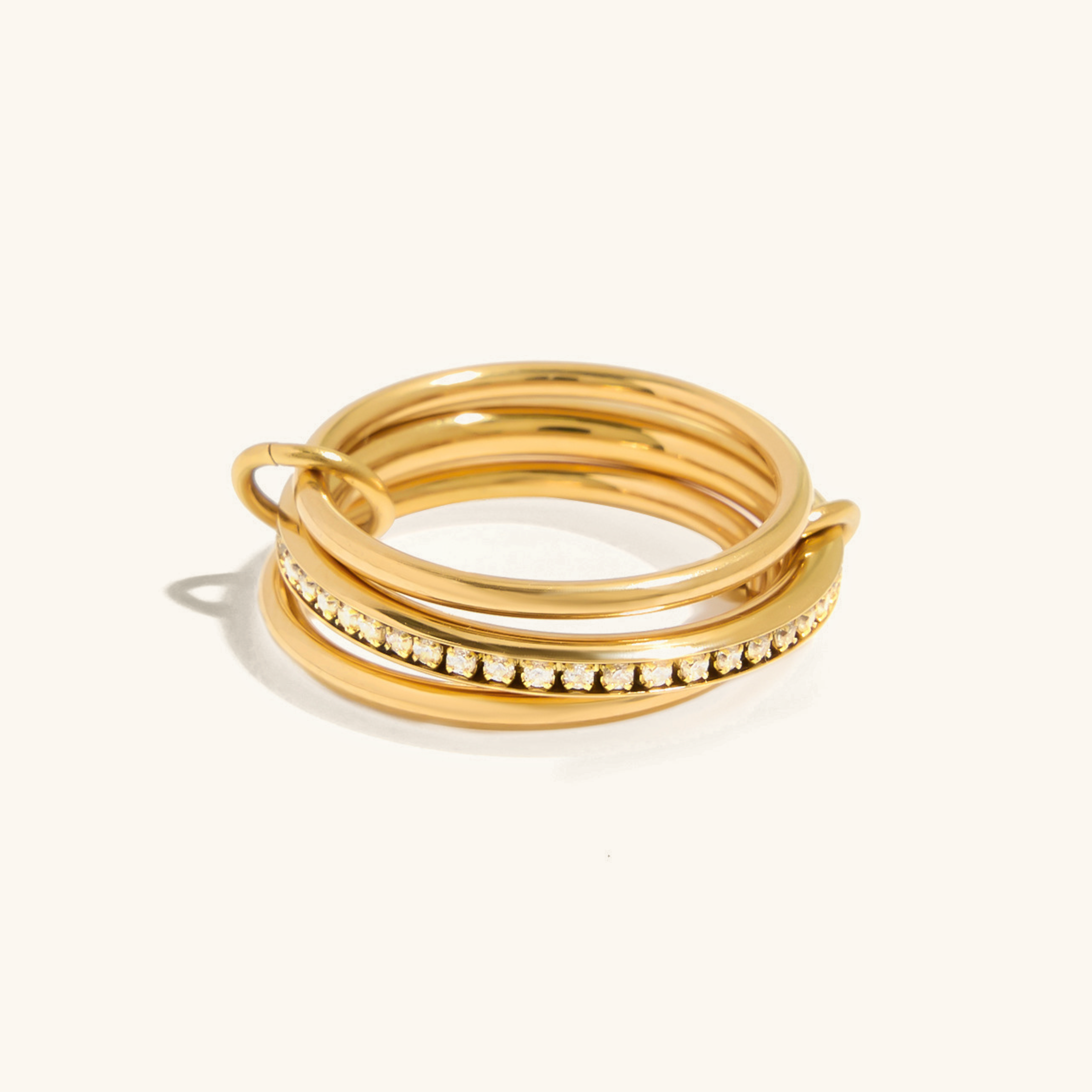 Divine Diamond Ring Stack