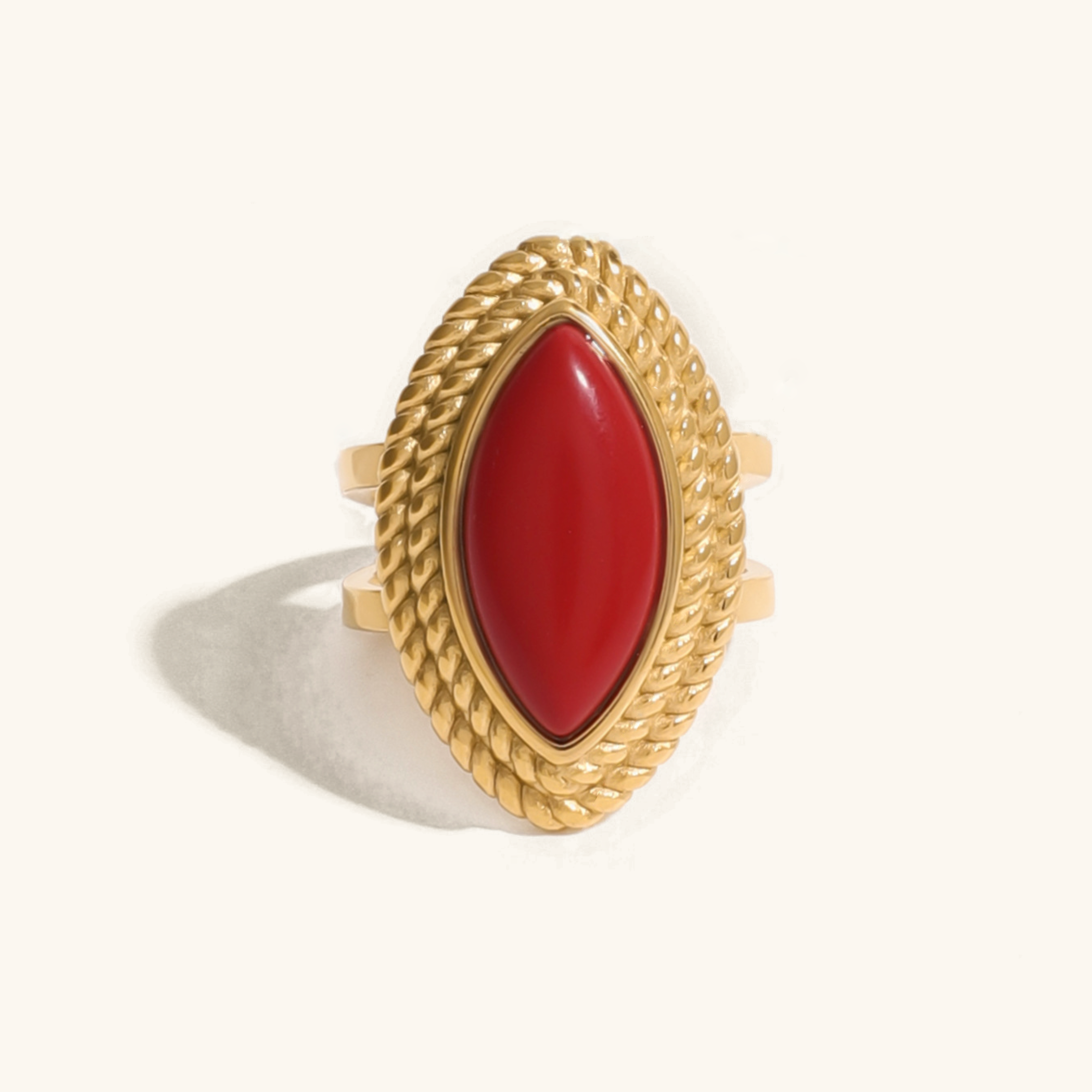 Heidi Marquise Gold Ring