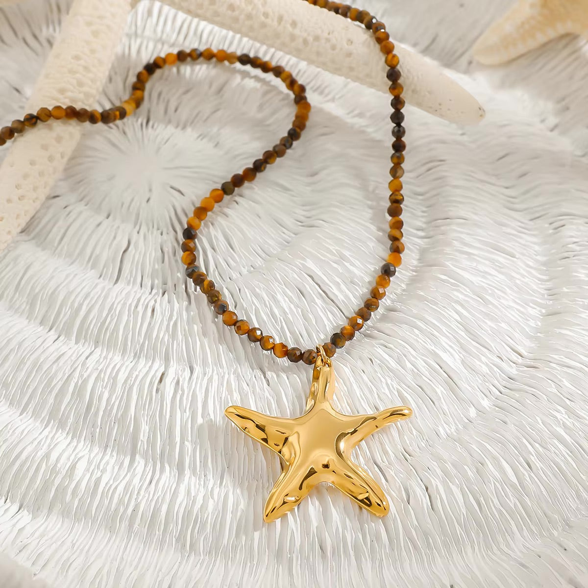 Umi Gold Starfish Pendant