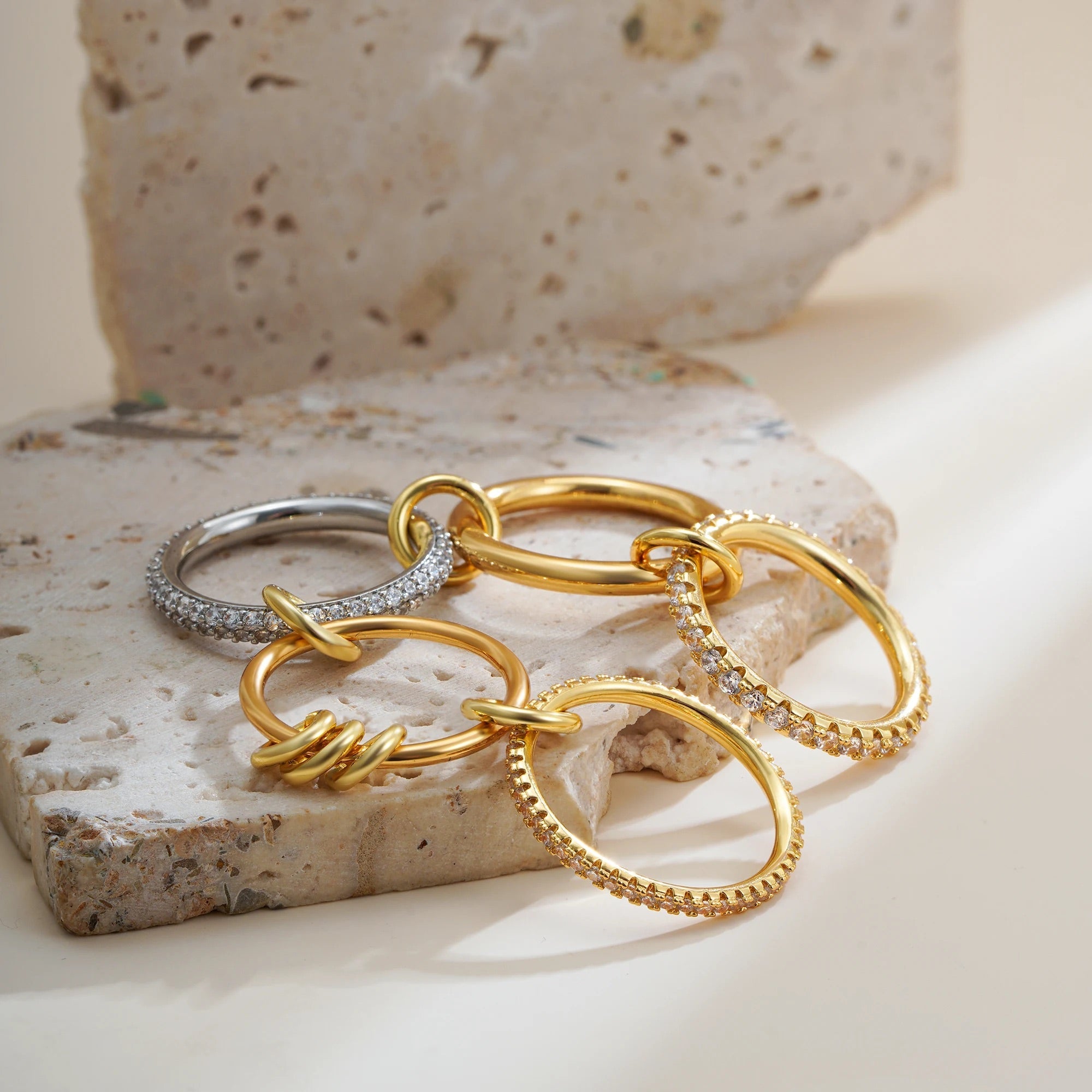 Blaise Stacked Diamond Ring